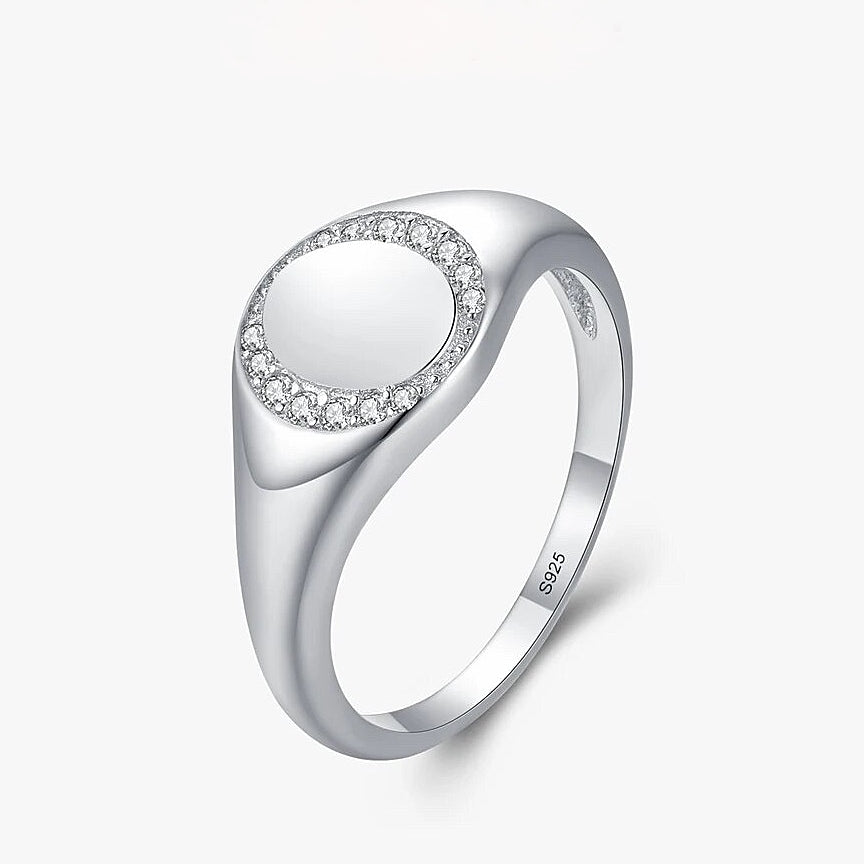 Anillo Sello Plata