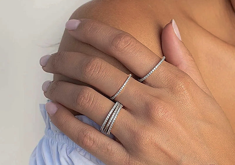 Anillo SinFin Circones Mujer Plata