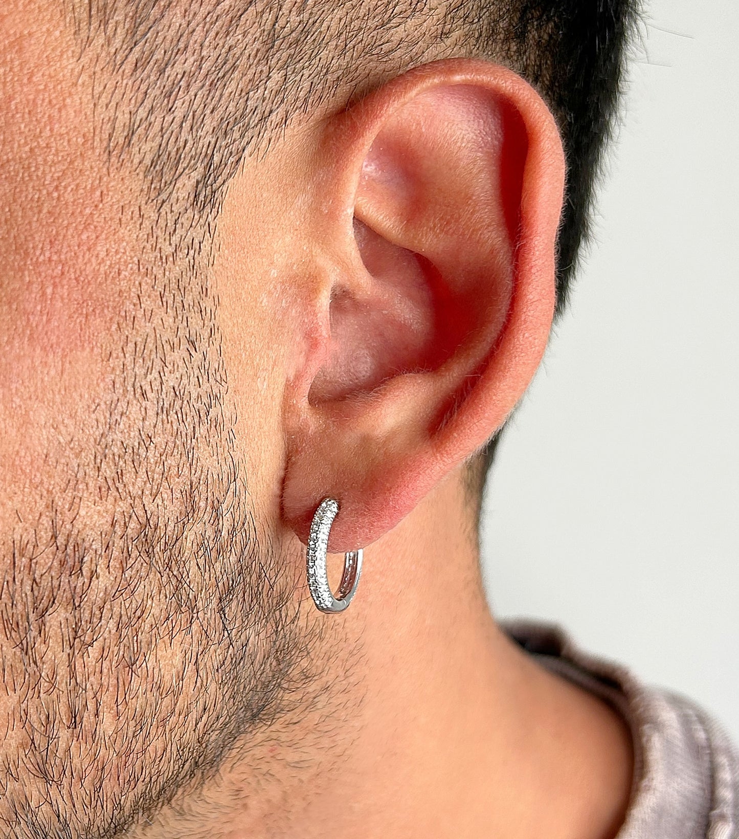 Aro Hombre Argolla Loop Plata (UNIDAD)