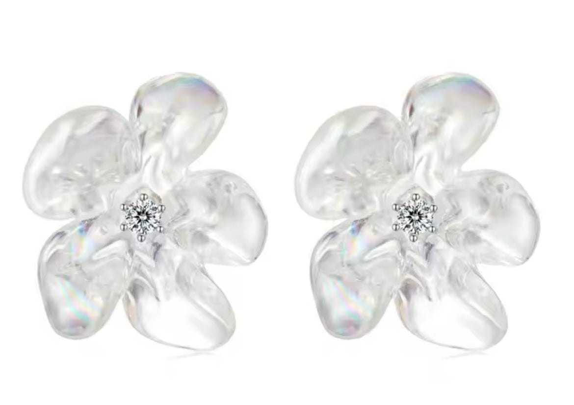 Aros Flor Hawaina