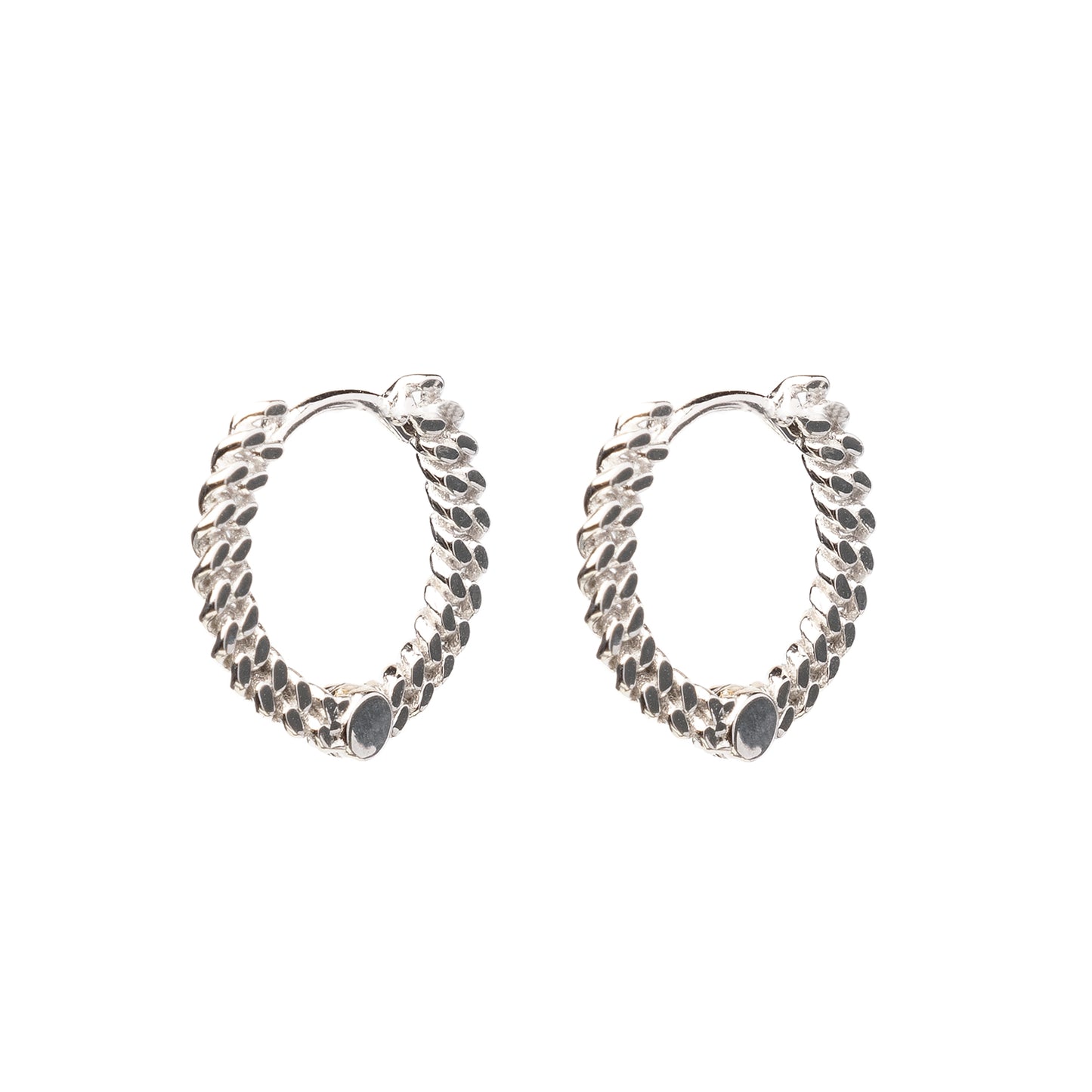 Aros Hombre Cadena Plata (PAR)