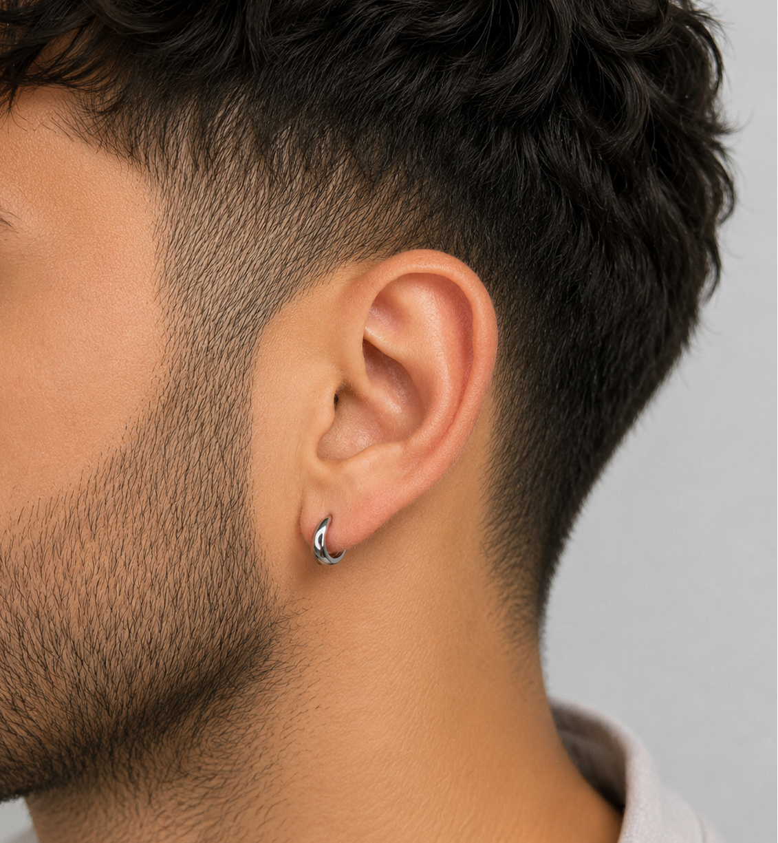 Aros Hombre Plata Condonga