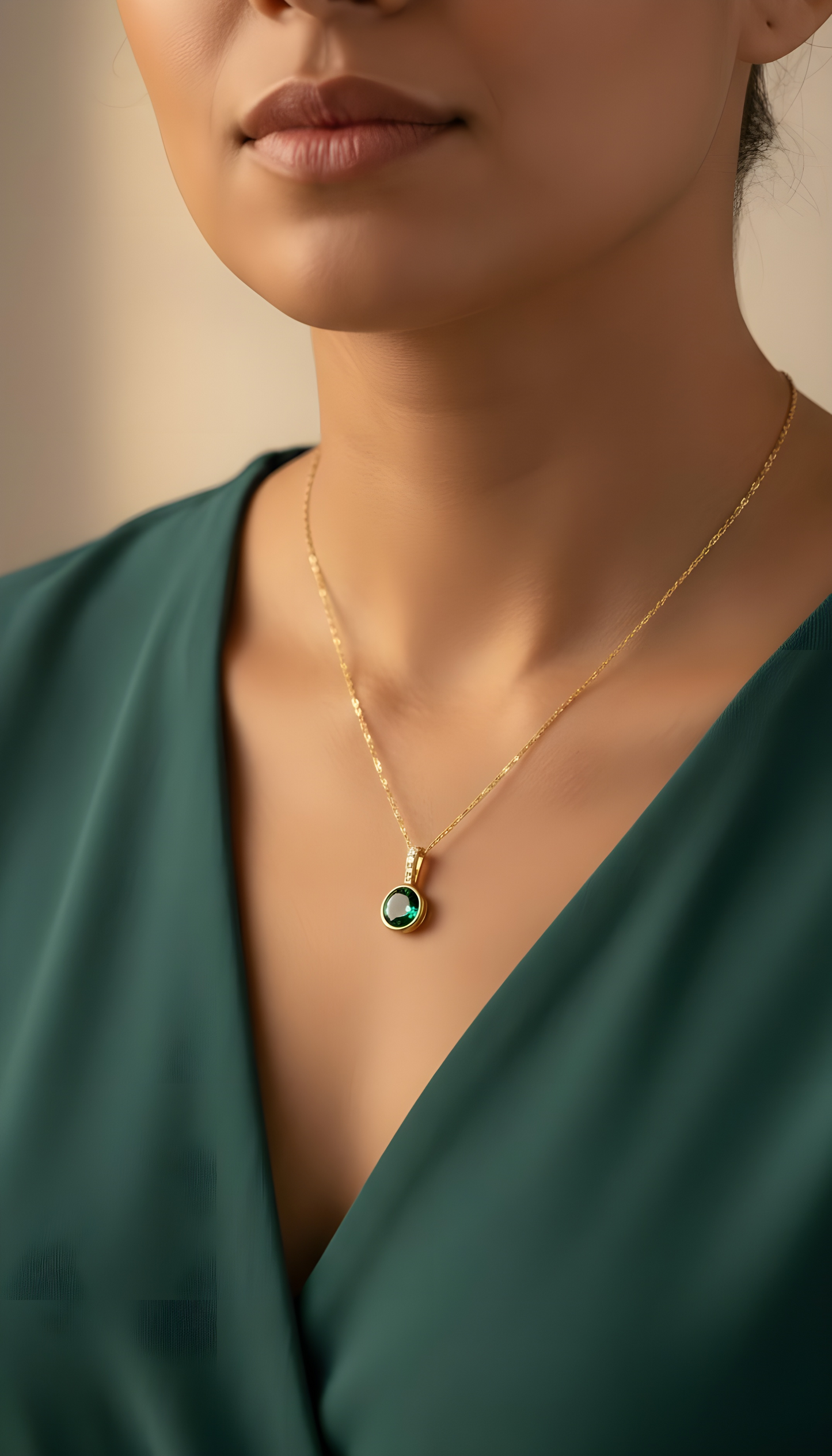 Collar Cruz Circones Baño Oro 18 Kts