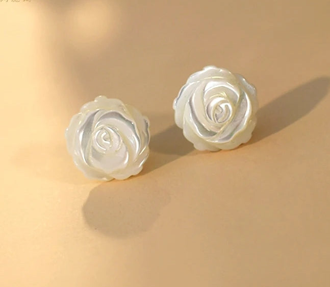 Aros Flor Nacar