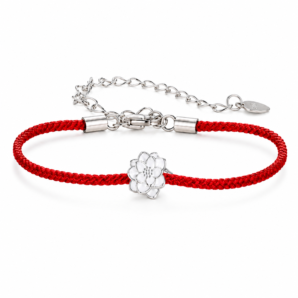 Pulsera Roja Flor de Loto