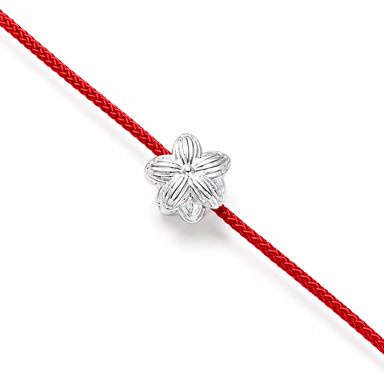 Pulsera Roja Flor de Loto