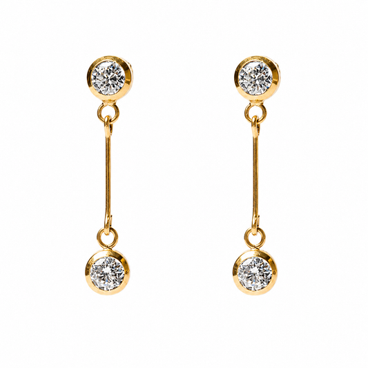 Aros Julieta Oro 18 Kts