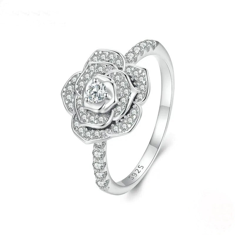 Anillo Rose Plata