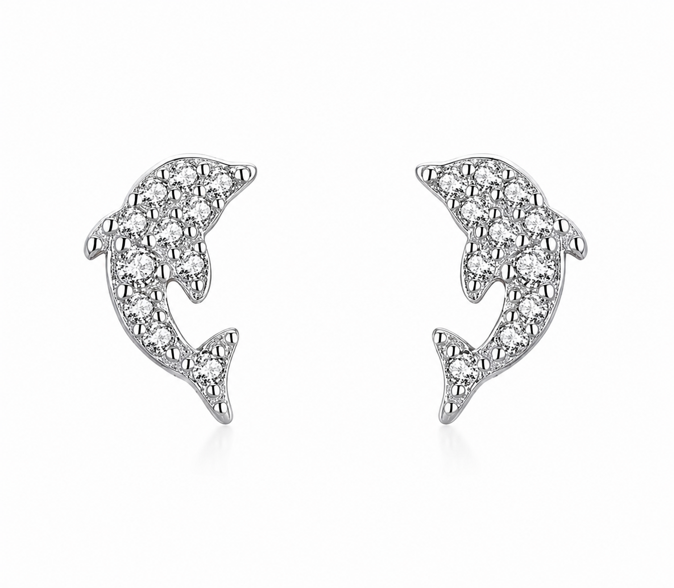 Aros Delfines Plata