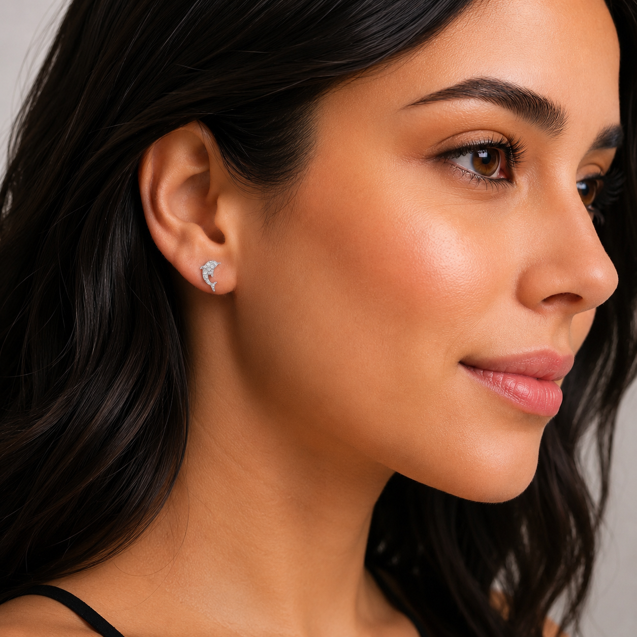 Aros Delfines Plata