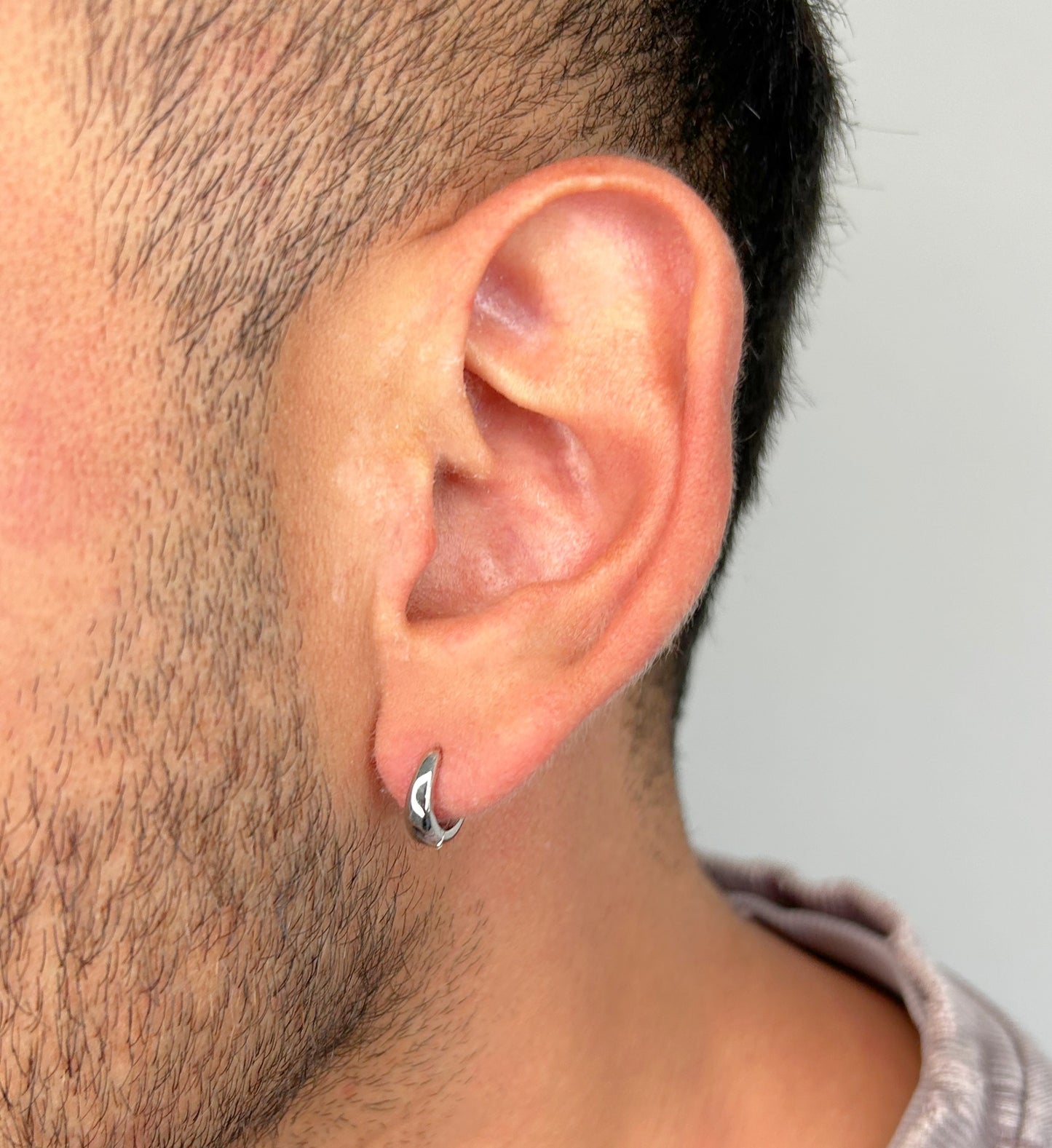 Aros Hombre Plata Condonga