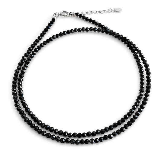 Collar Cristales Negros