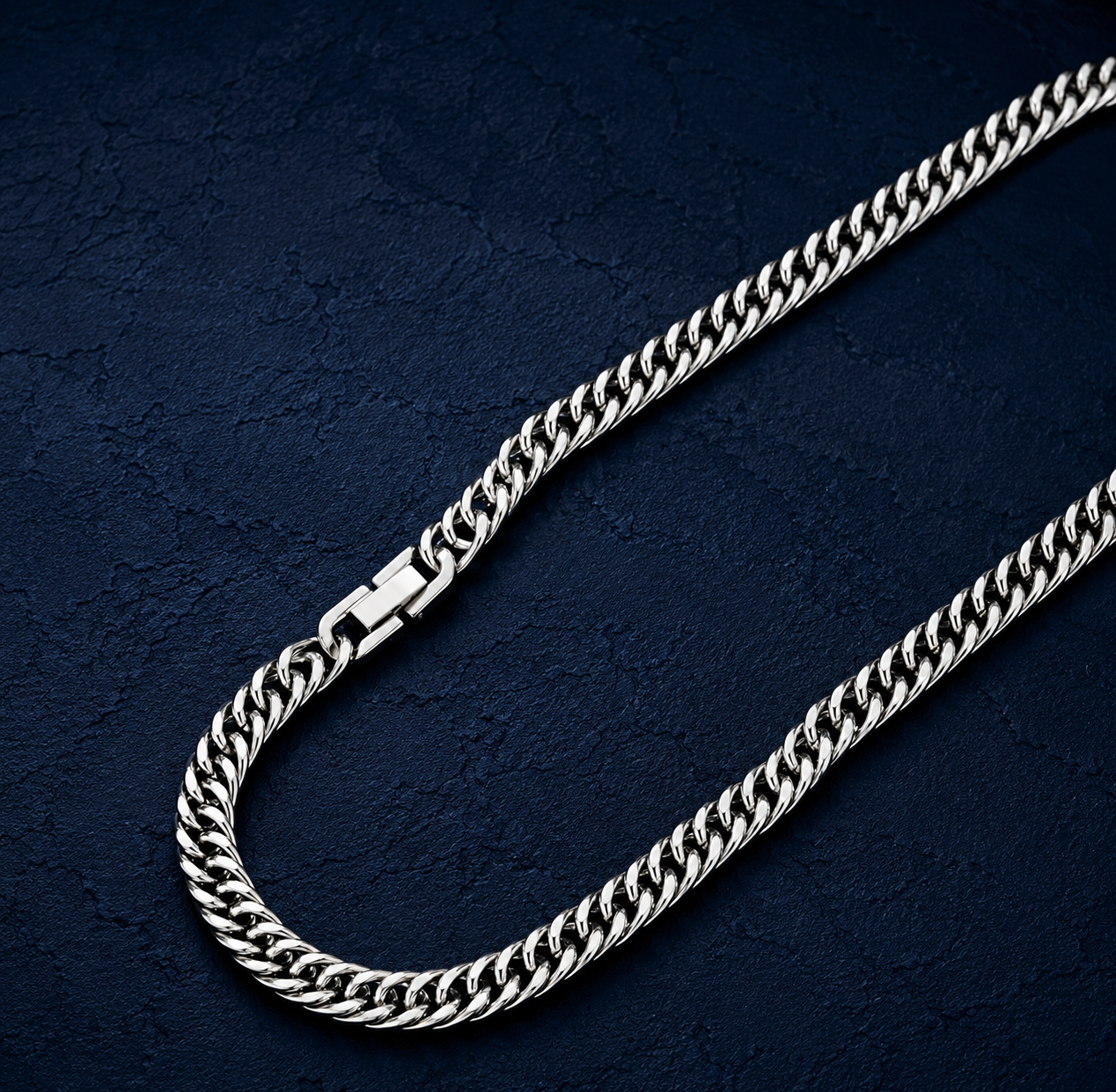 Collar Cadena Grumet Doble Hombre