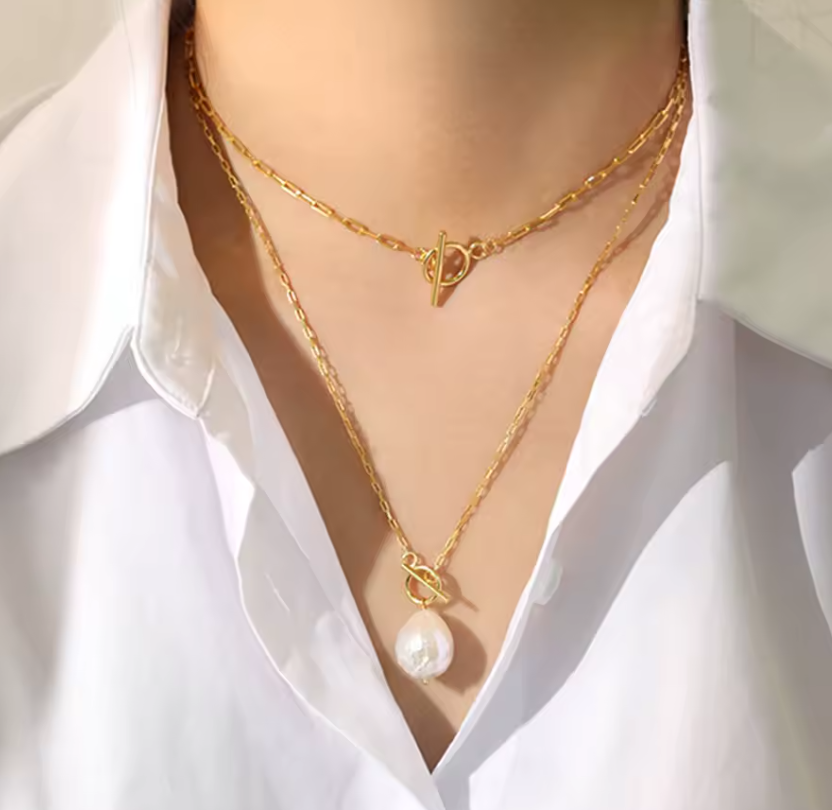 Collar Marinero Baño de Oro 18 Kts