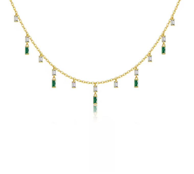 Collar Nefertiti Baño Oro 18 Kts