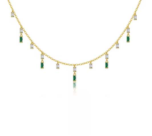 Collar Nefertiti Baño Oro 18 Kts