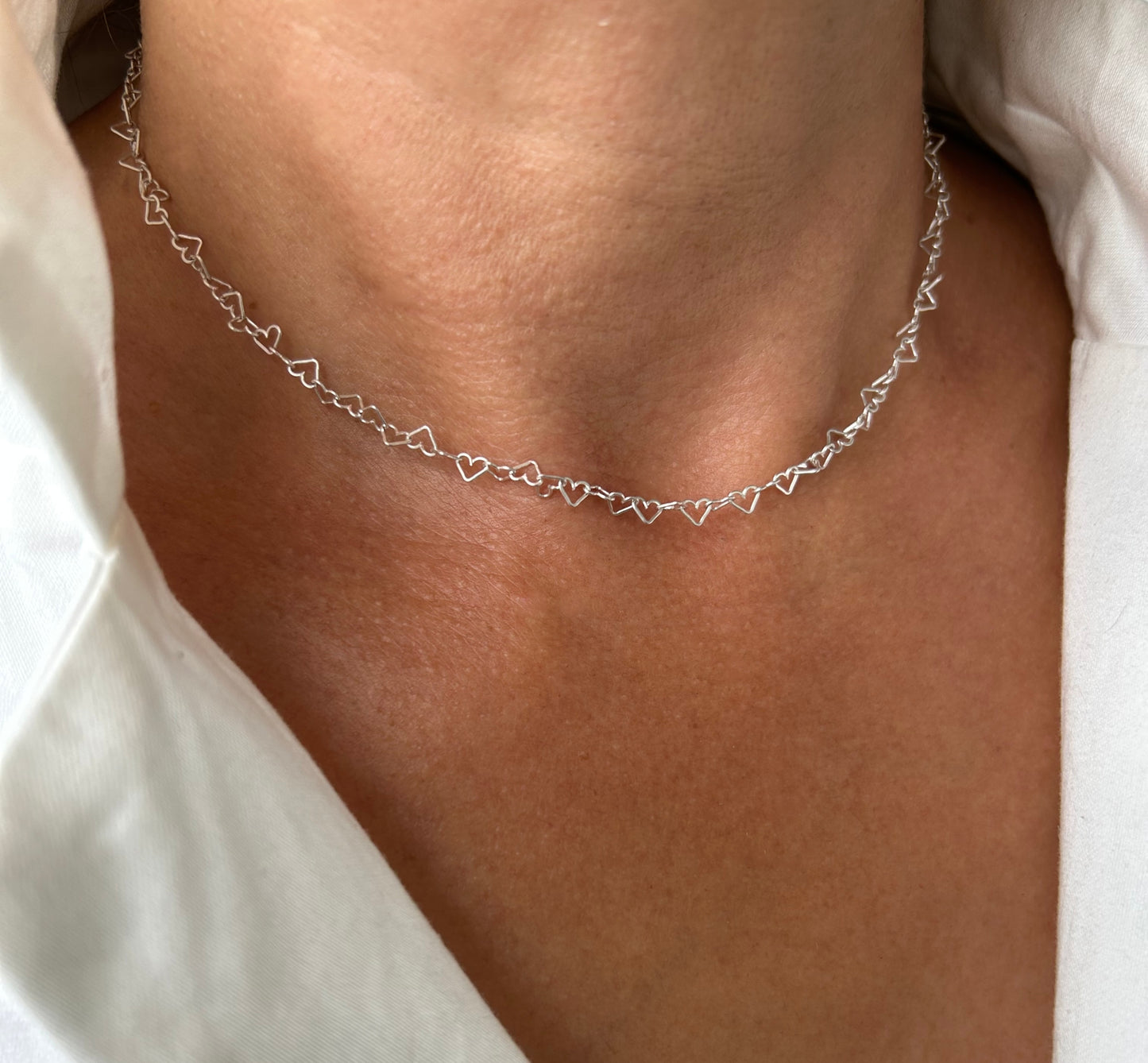 Collar Choker Corazones