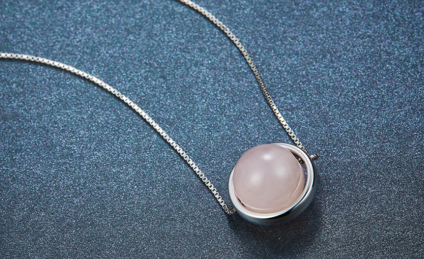 Collar Cuarzo Rosa