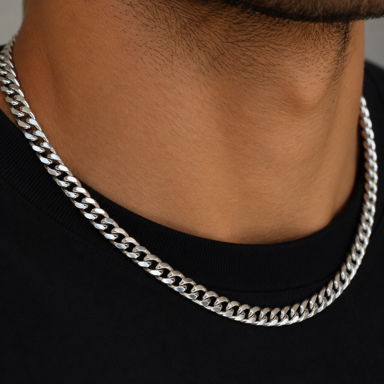 Collar Cadena Cubana Hombre