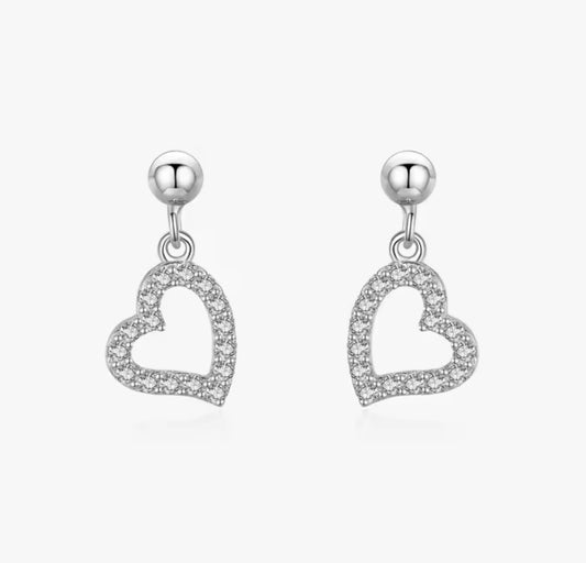 Aros Corazon Colgante