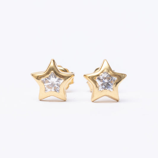 Aros Estrella Oro