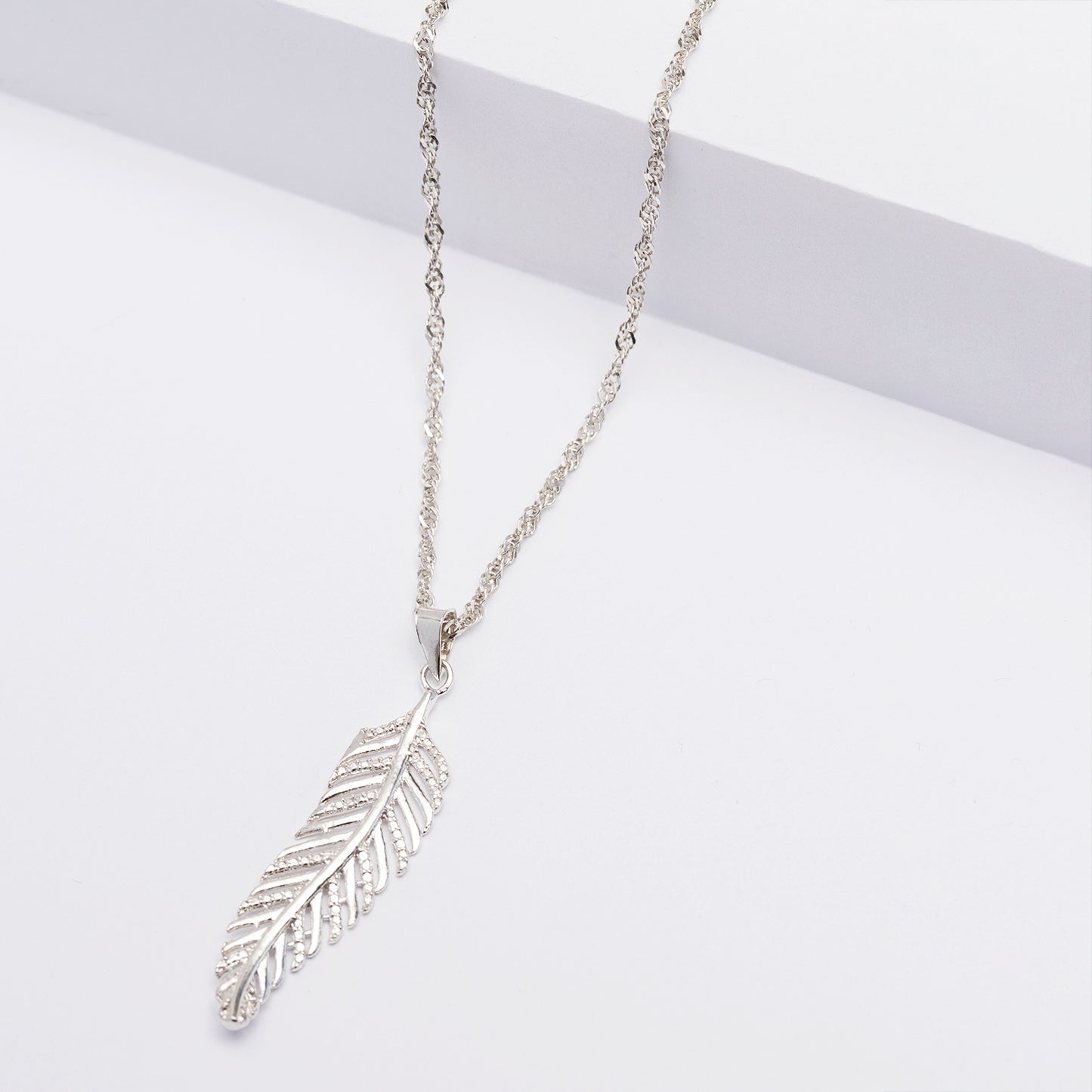 Collar Pluma Hombre
