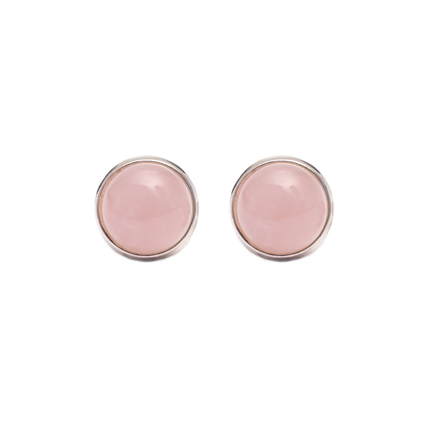 Aros Cuarzo Rosa