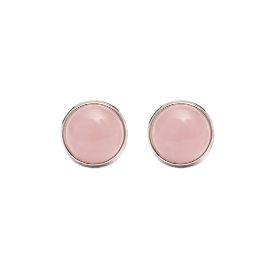 Aros Cuarzo Rosa