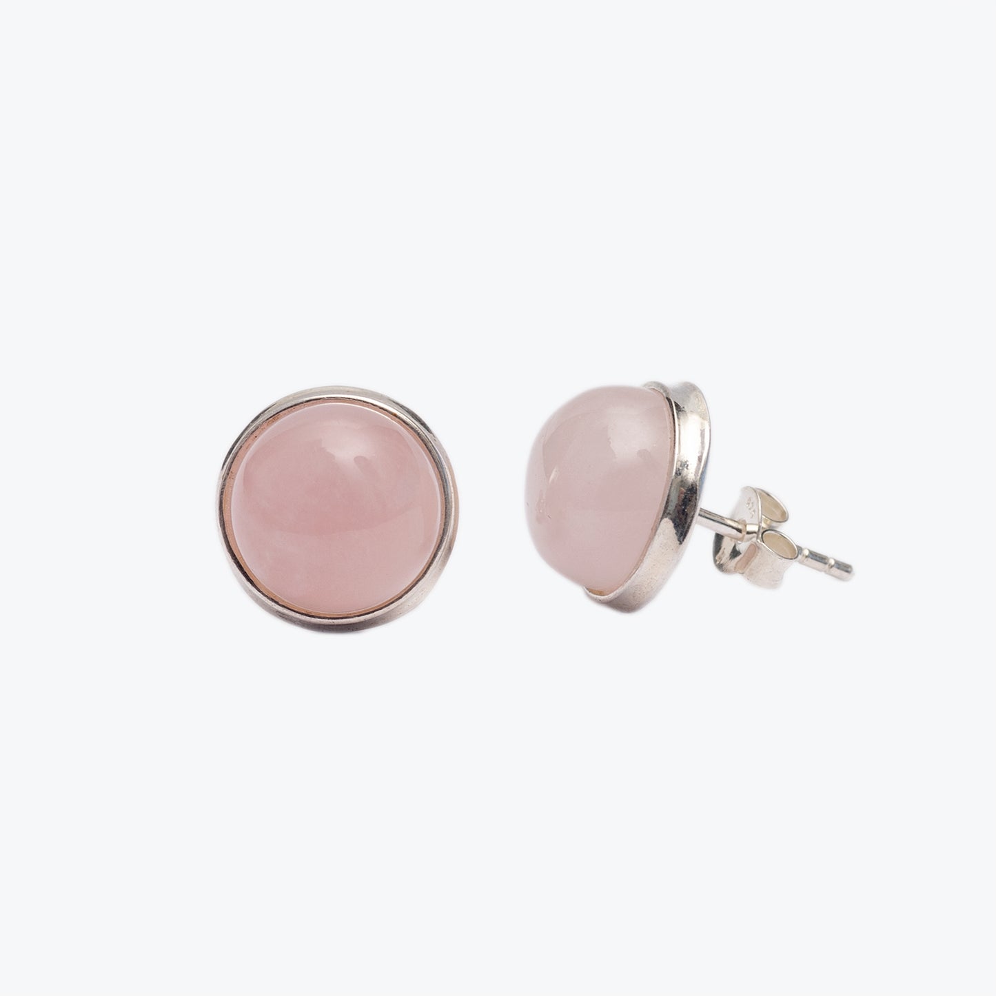 Aros Cuarzo Rosa