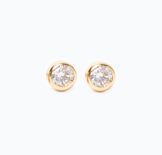 Aros Punto de Luz Oro 4mm