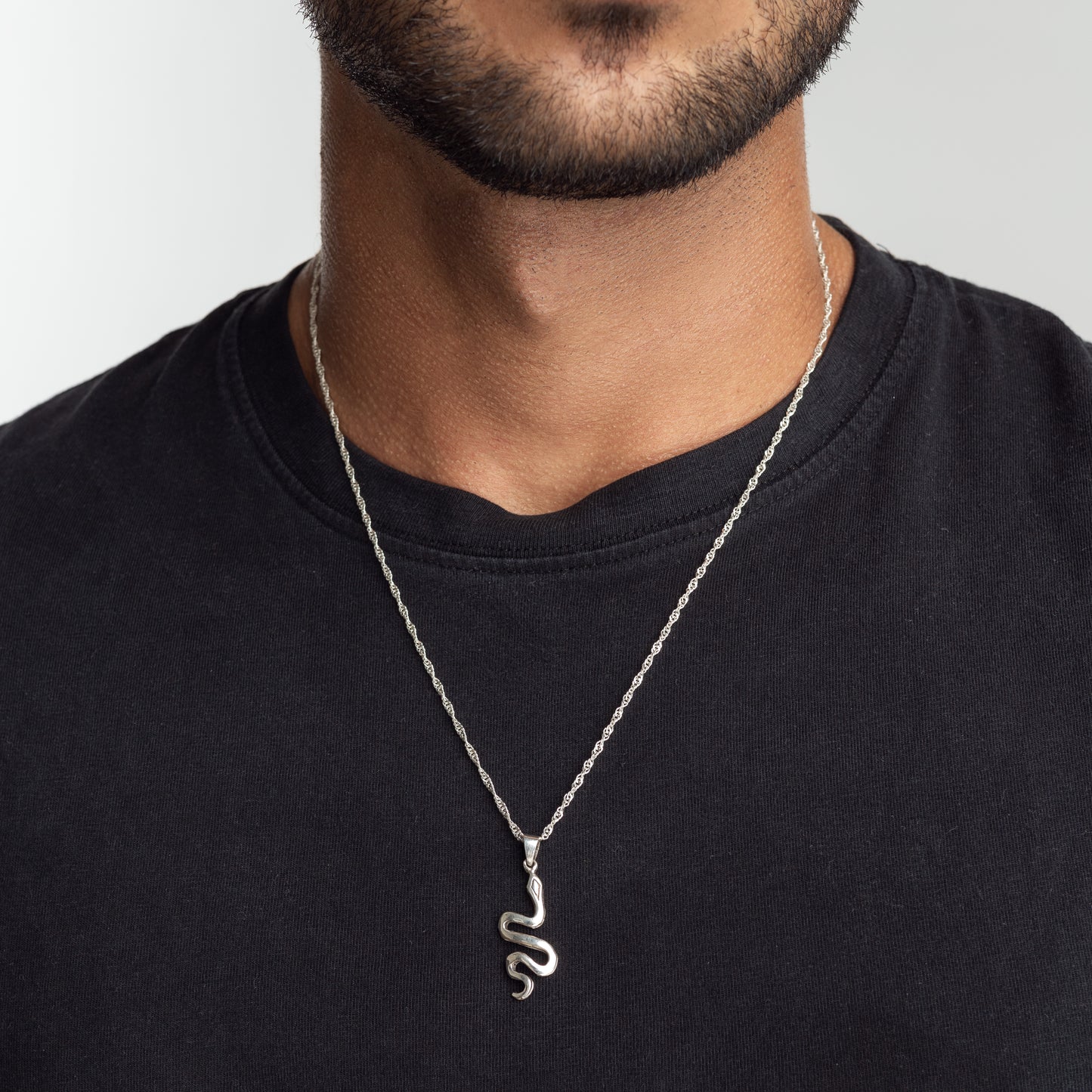 Collar Serpiente Hombre