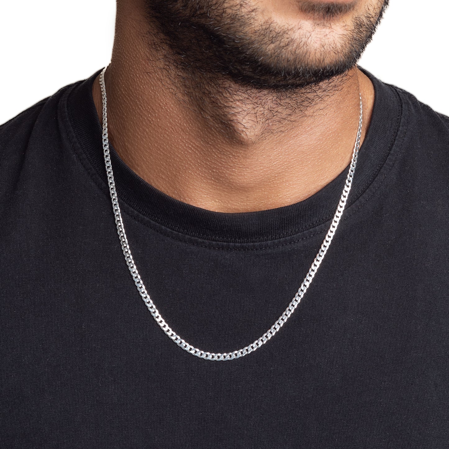 Collar Hombre Grumet Plata