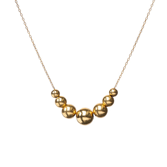Collar Sferas Oro