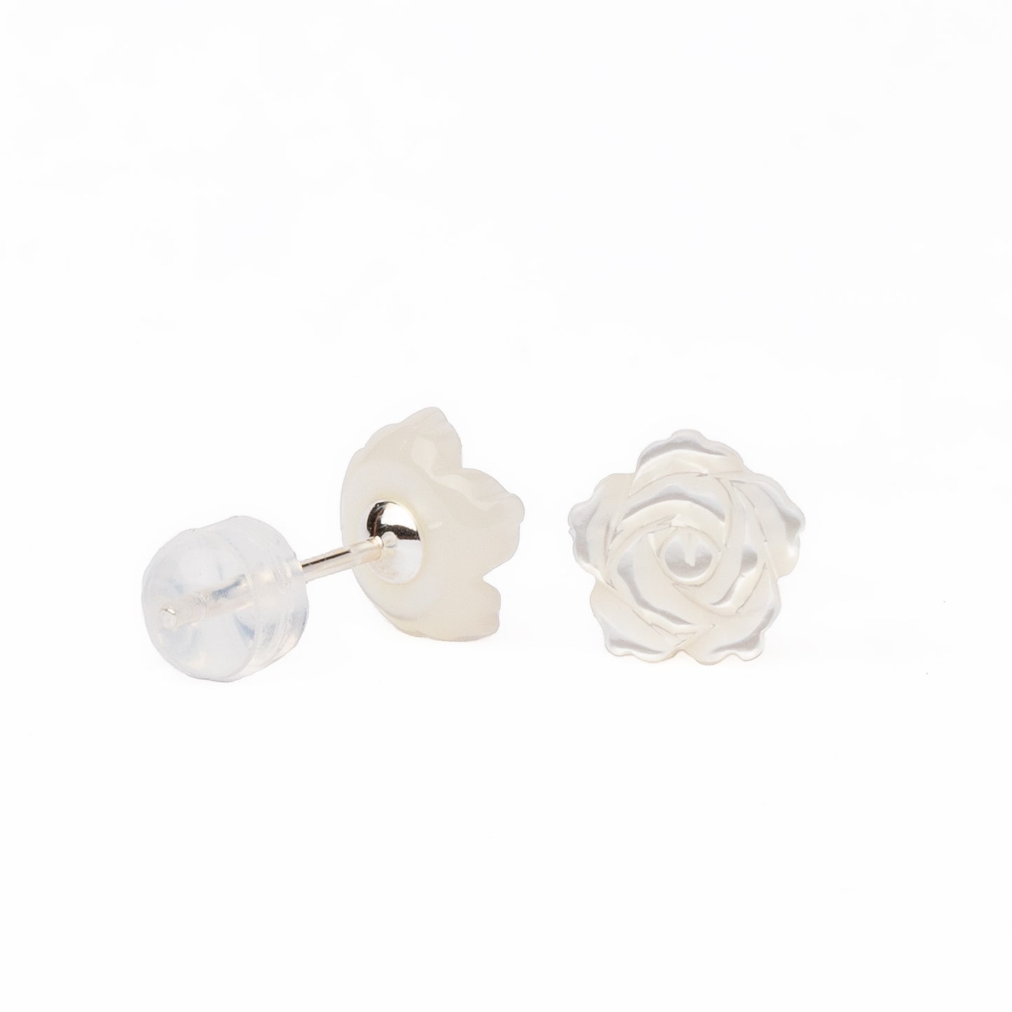 Aros Flor Nacar