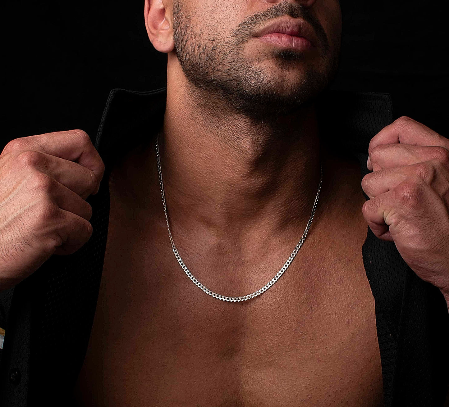 Collar Hombre Grumet Plata