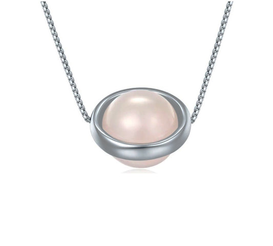 Collar Cuarzo Rosa