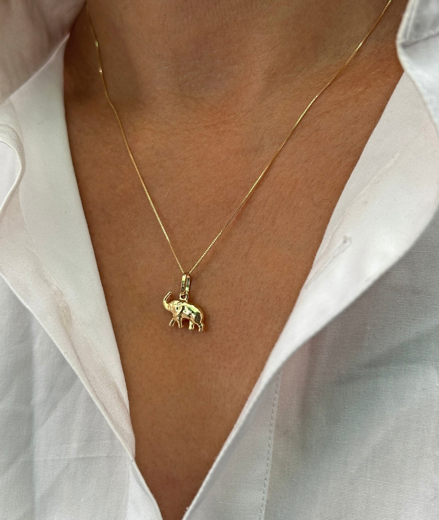 Collar Elefante Oro