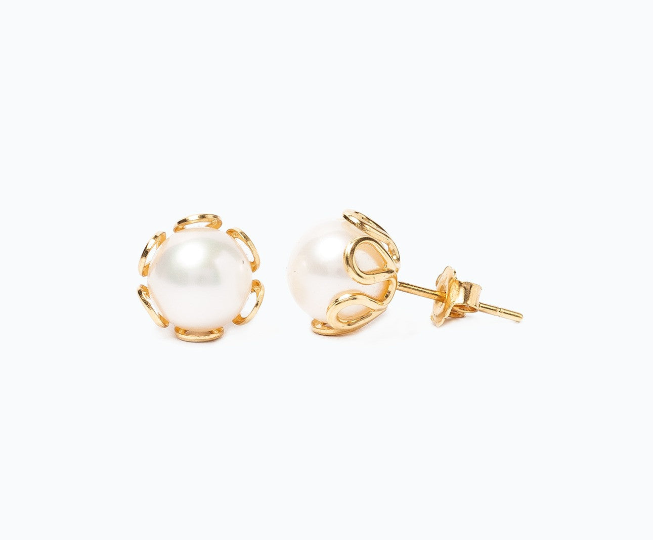 Aros Cuello Payaso Perla Cultivada